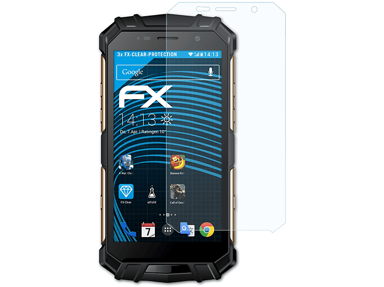 ATFOLIX 3x FX-Clear Displayschutz(für M1) Aermoo