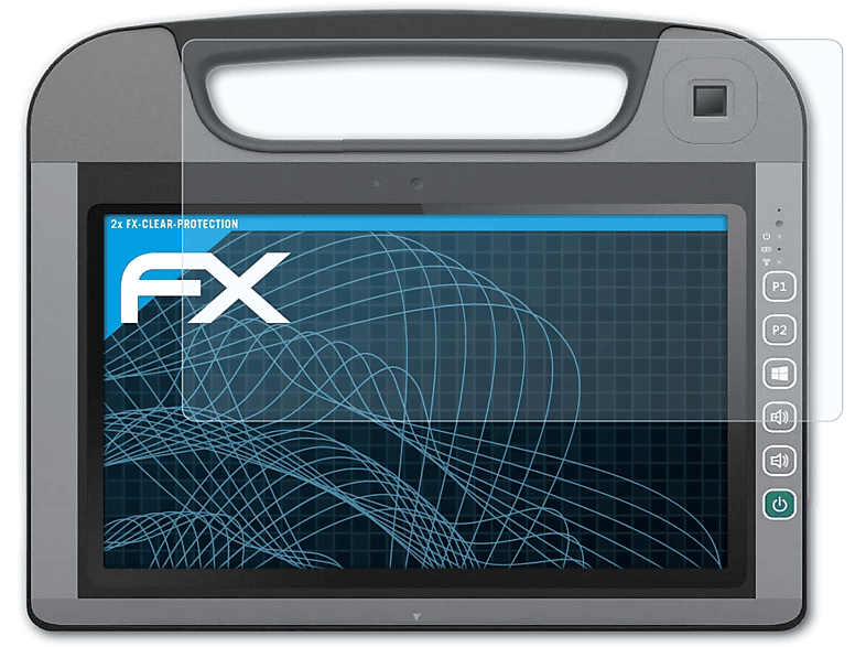 ATFOLIX Getac Displayschutz(für FX-Clear RX10) 2x