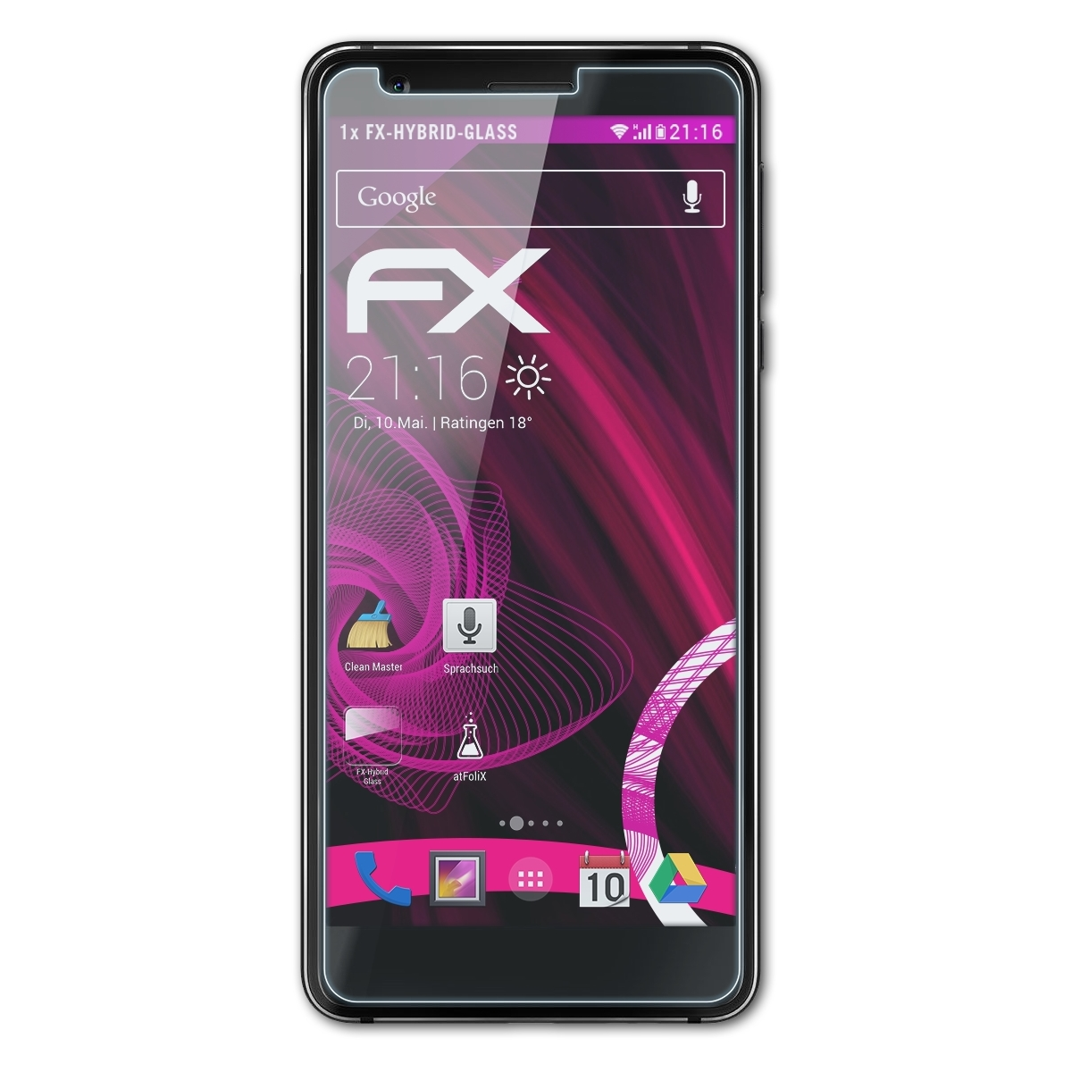 ATFOLIX FX-Hybrid-Glass 3.1) Nokia Schutzglas(für