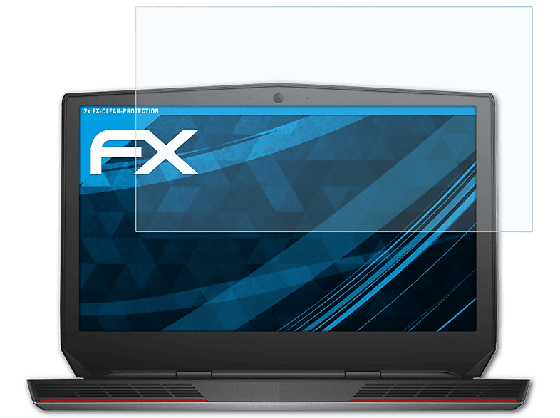ATFOLIX Dell FX-Clear Displayschutz(für 2x 17) Alienware