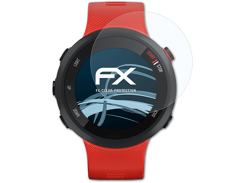 ATFOLIX 3x FX-Clear Displayschutz(für Garmin Forerunner 45)