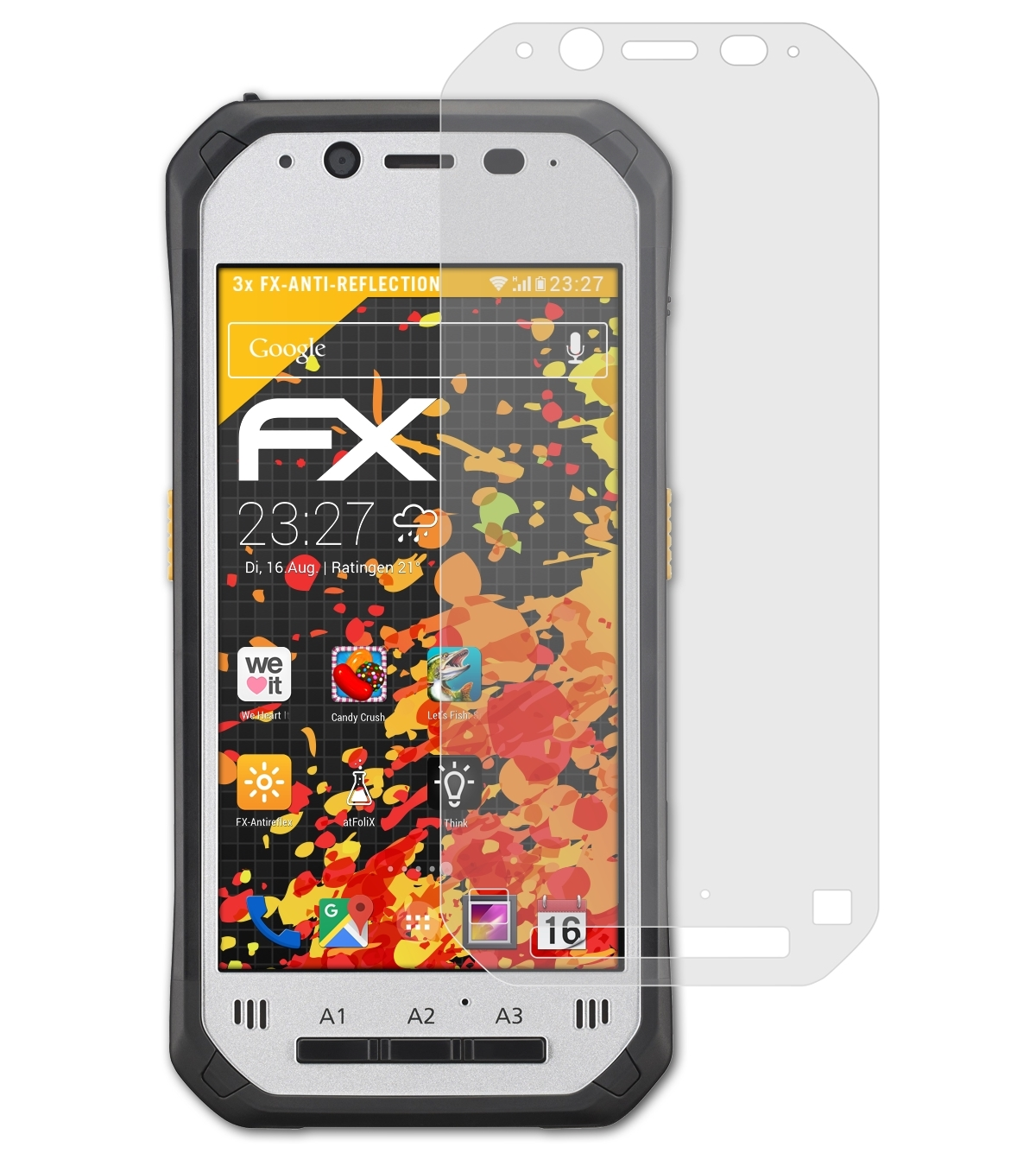ATFOLIX Toughbook Panasonic Displayschutz(für FZ-N1) FX-Antireflex 3x