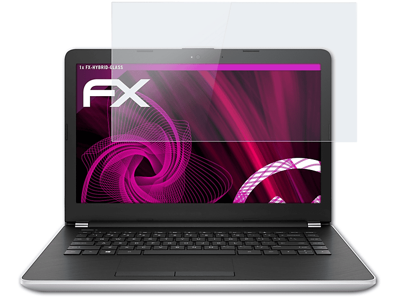 ATFOLIX FX-Hybrid-Glass Schutzglas(für 14) Notebook HP