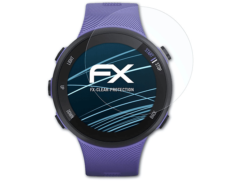 ATFOLIX 3x FX-Clear 45s) Garmin Displayschutz(für Forerunner
