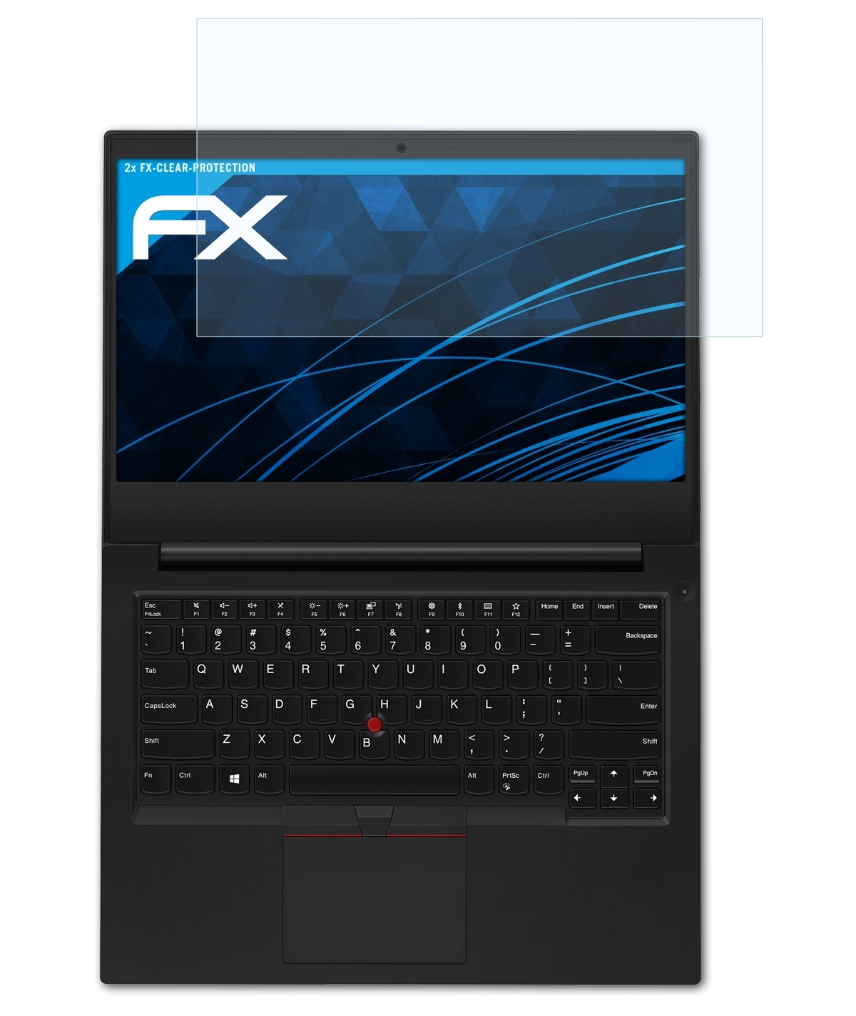 ThinkPad ATFOLIX FX-Clear 2x E495) Lenovo Displayschutz(für