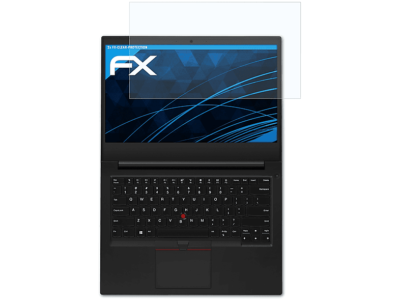 ATFOLIX 2x FX-Clear E495) ThinkPad Displayschutz(für Lenovo