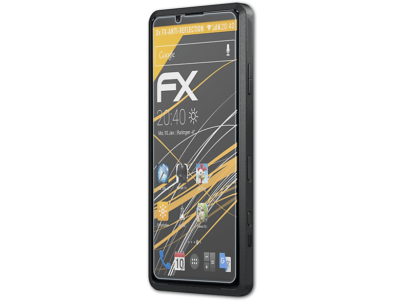 FX-Antireflex Sony 3x Pro) Xperia ATFOLIX Displayschutz(für