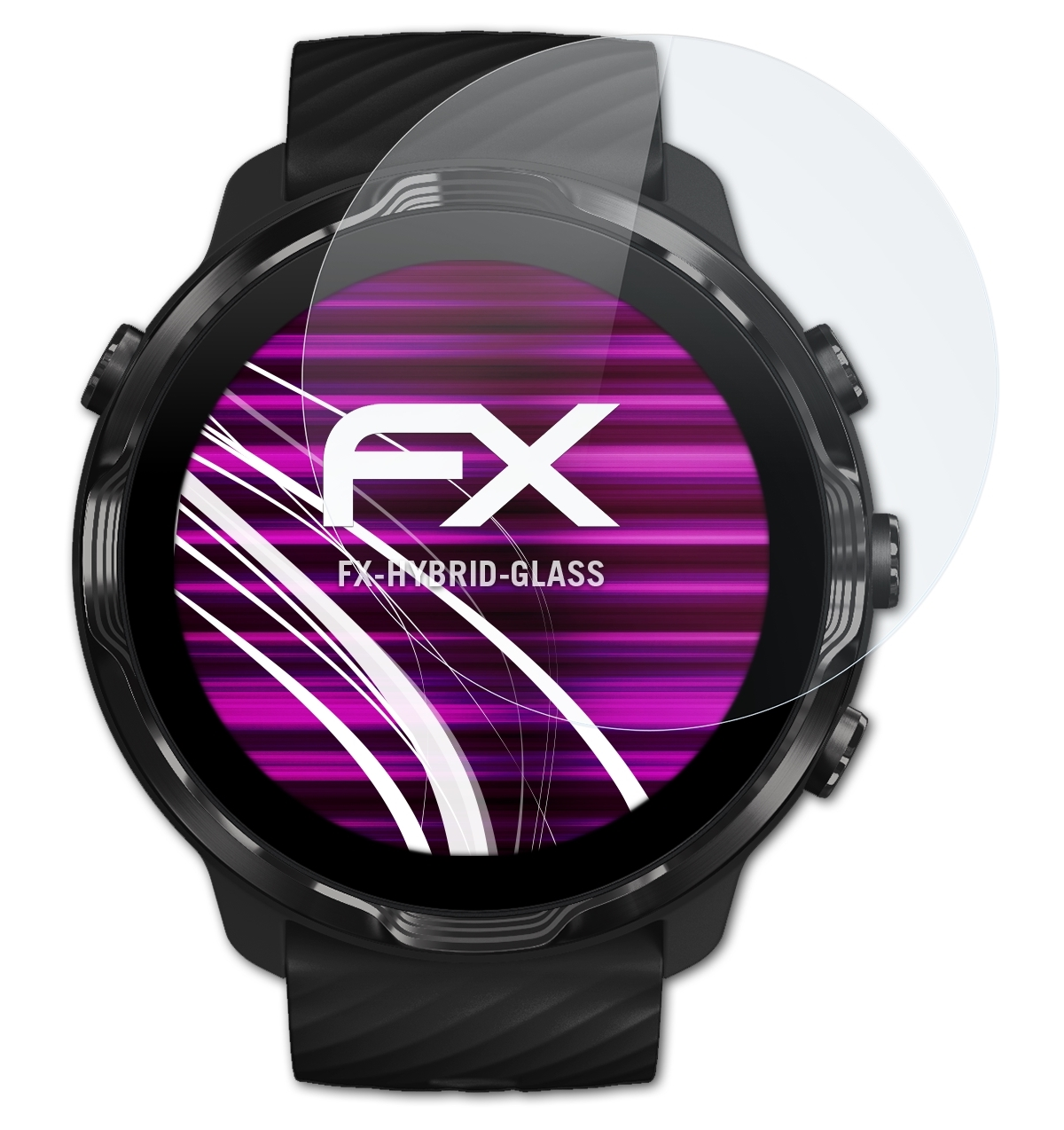 ATFOLIX Schutzglas(für Suunto FX-Hybrid-Glass 7)
