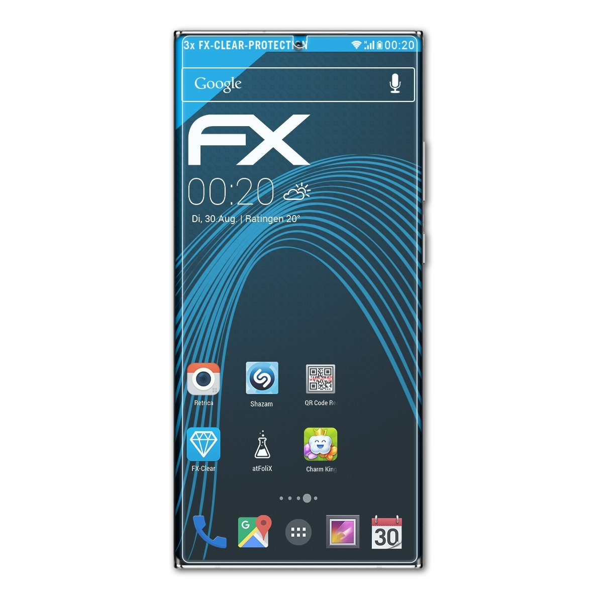 Galaxy FX-Clear Displayschutz(für Note 3x Ultra) Samsung 20 ATFOLIX