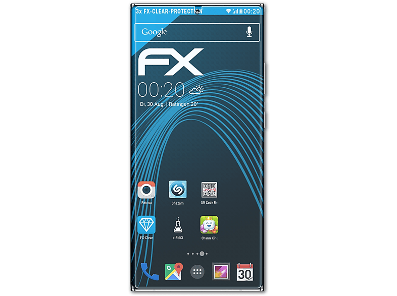 Galaxy FX-Clear Displayschutz(für Note 3x Ultra) Samsung 20 ATFOLIX
