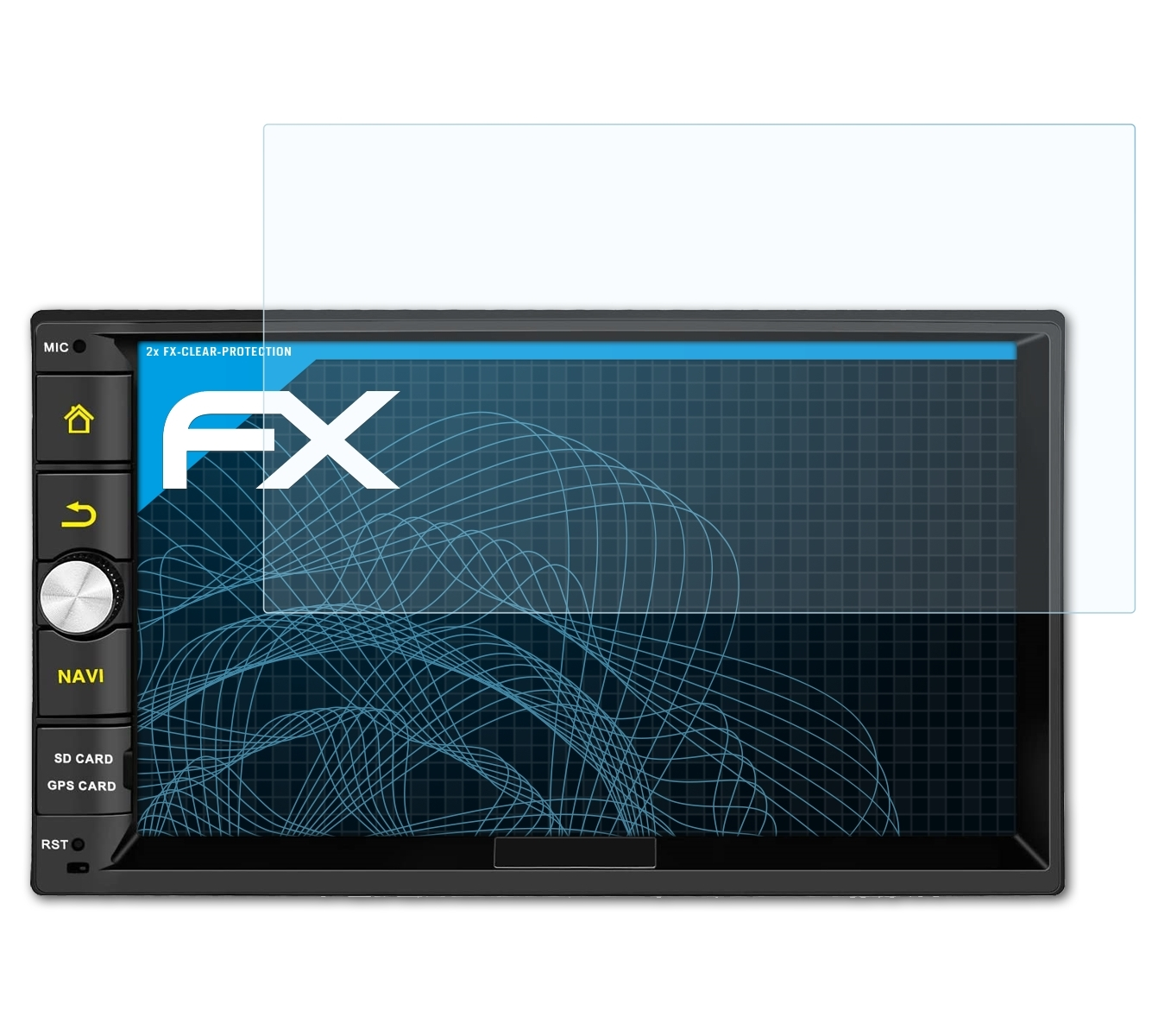 ATFOLIX 2x FX-Clear Displayschutz(für (7 Inch)) Pumpkin AA0512B