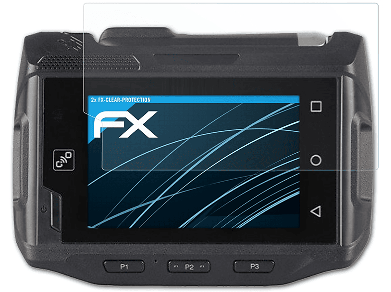 FX-Clear 2x WT6000) Displayschutz(für ATFOLIX Zebra