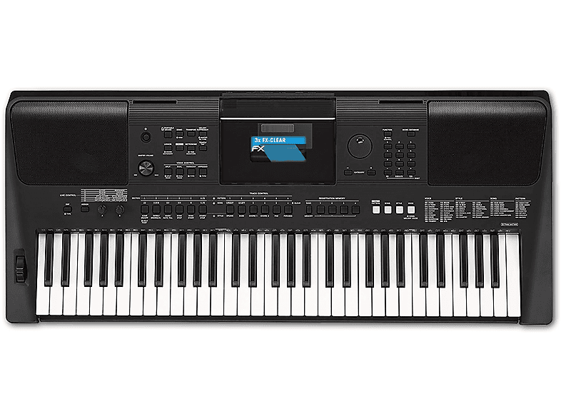 ATFOLIX 3x Yamaha PSR-E453) Displayschutz(für FX-Clear