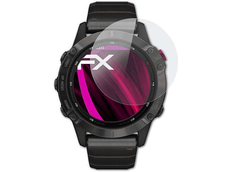 ATFOLIX FX-Hybrid-Glass Fenix Pro) Schutzglas(für Garmin 6