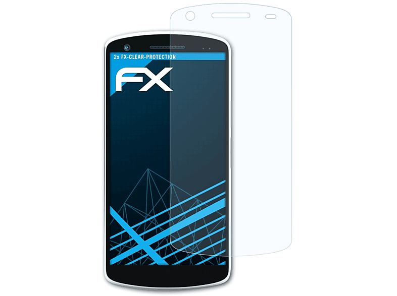 ATFOLIX 2x FX-Clear Displayschutz(für Zebra EC50)