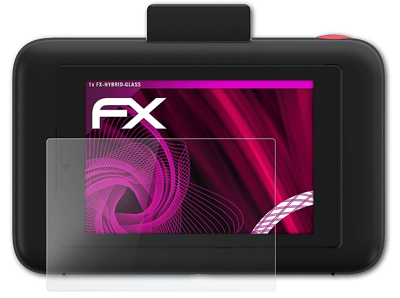 ATFOLIX FX-Hybrid-Glass Schutzglas(für Polaroid Snap Touch)