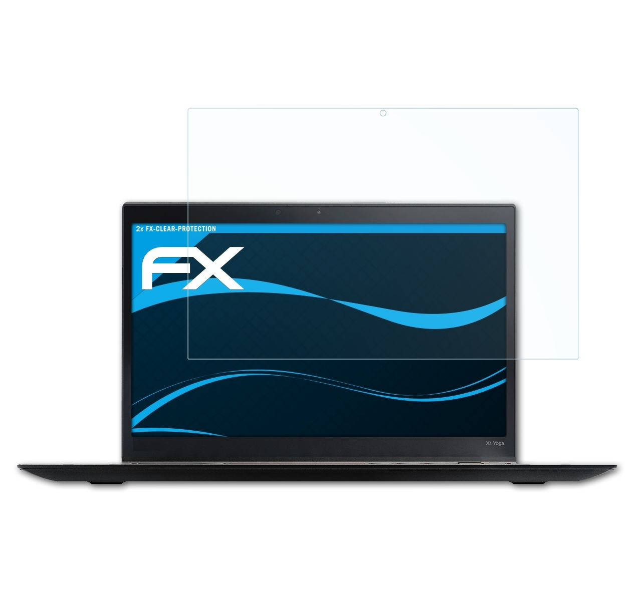 ATFOLIX 2x FX-Clear Displayschutz(für X1 Yoga Lenovo Gen. ThinkPad (2nd 2017))