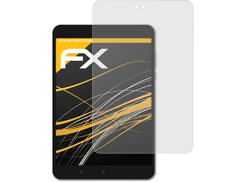 ATFOLIX 2x FX-Antireflex Displayschutz(für Xiaomi Mi Pad 3)