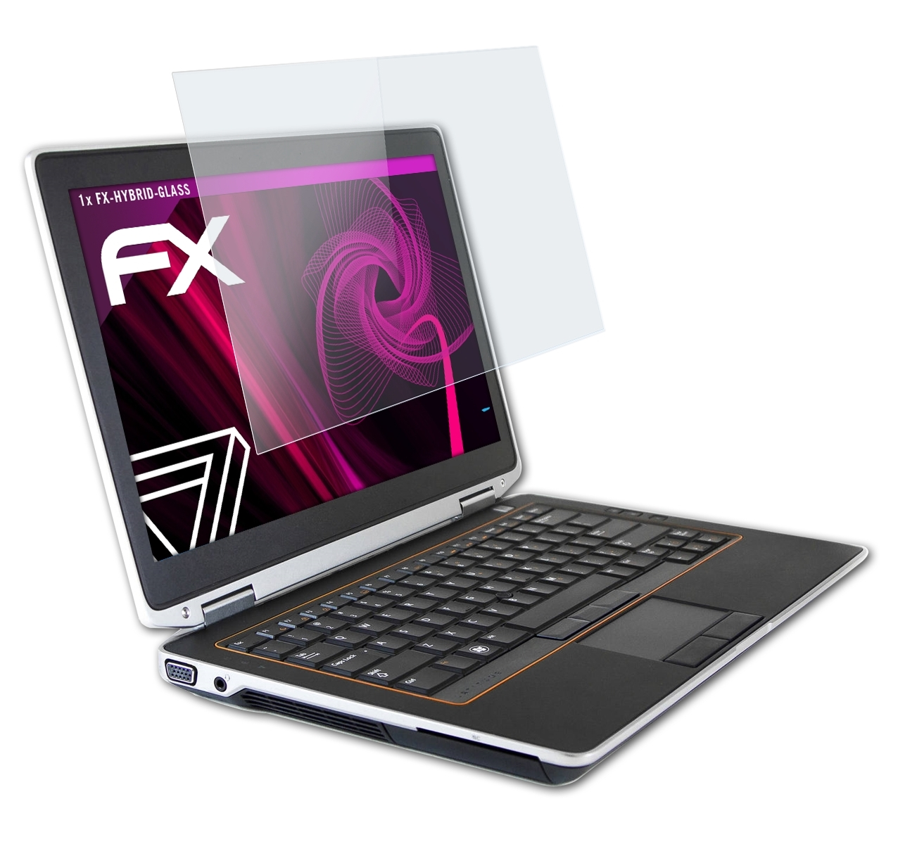 ATFOLIX FX-Hybrid-Glass Schutzglas(für Dell Latitude E6320)