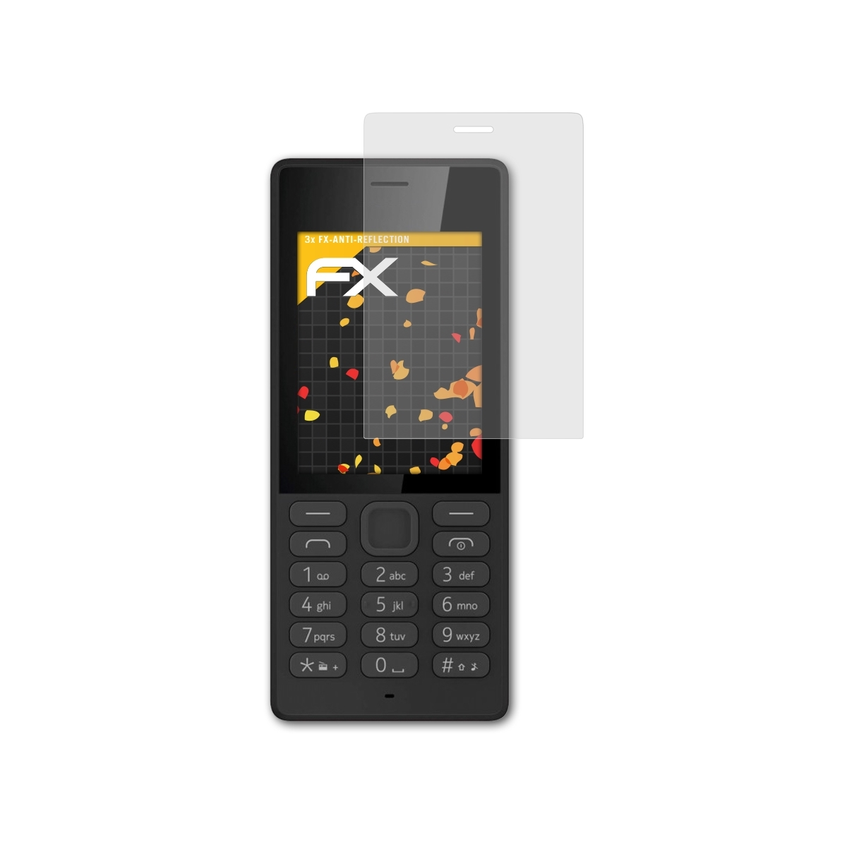 3x Displayschutz(für Nokia 150) FX-Antireflex ATFOLIX