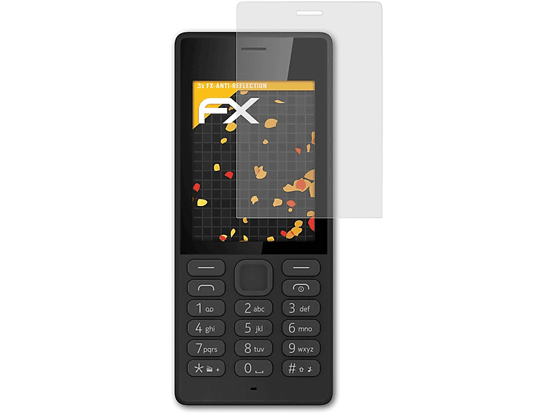 ATFOLIX 3x FX-Antireflex Displayschutz(für Nokia 150) | Displayschutzfolien & Gläser