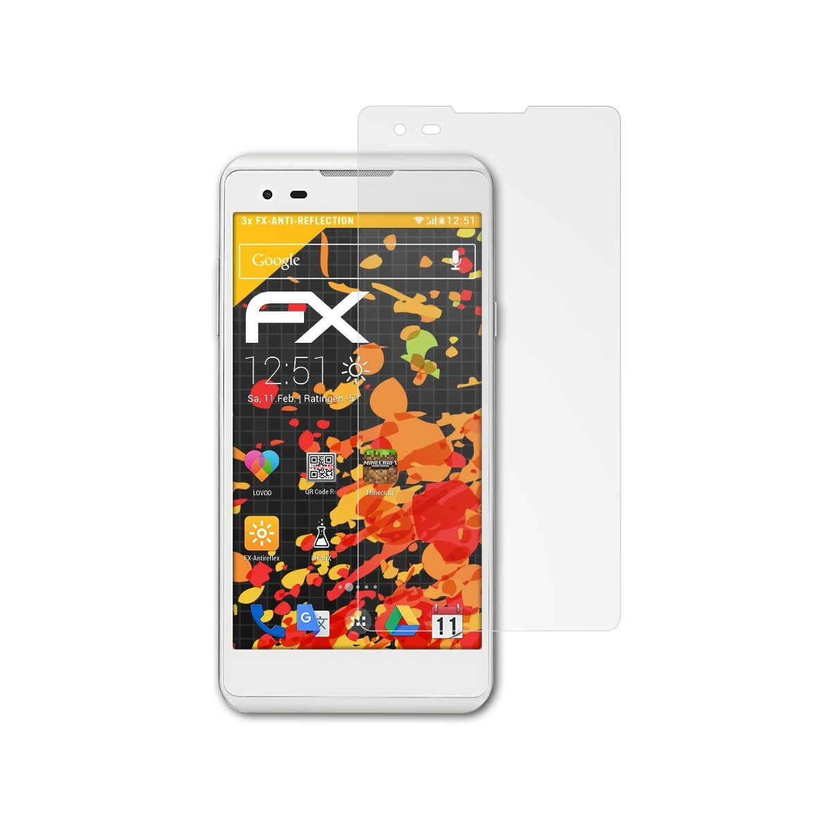 Tribute LG FX-Antireflex ATFOLIX 3x Displayschutz(für HD)