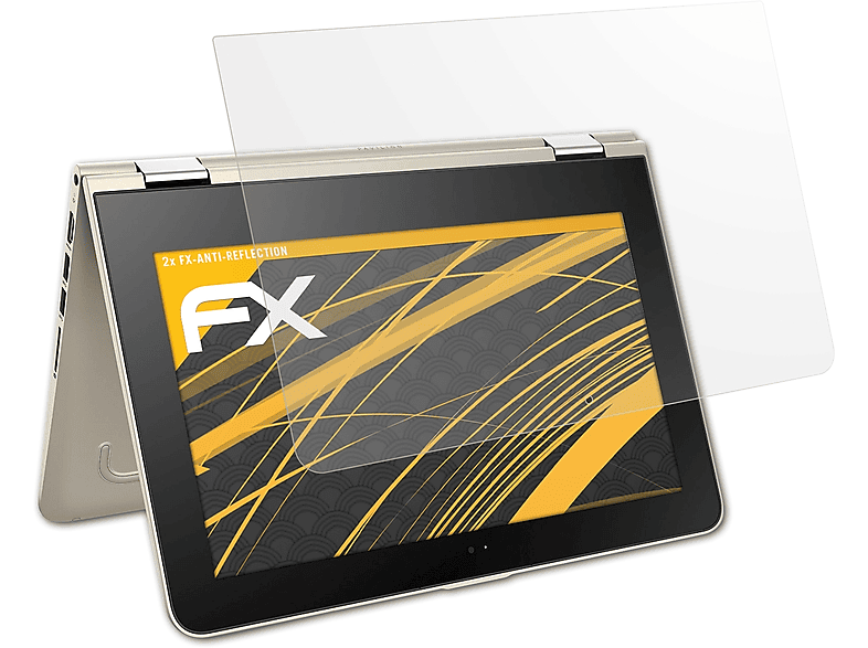 Pavilion x360 FX-Antireflex ATFOLIX (13-u003ng)) Displayschutz(für 2x HP
