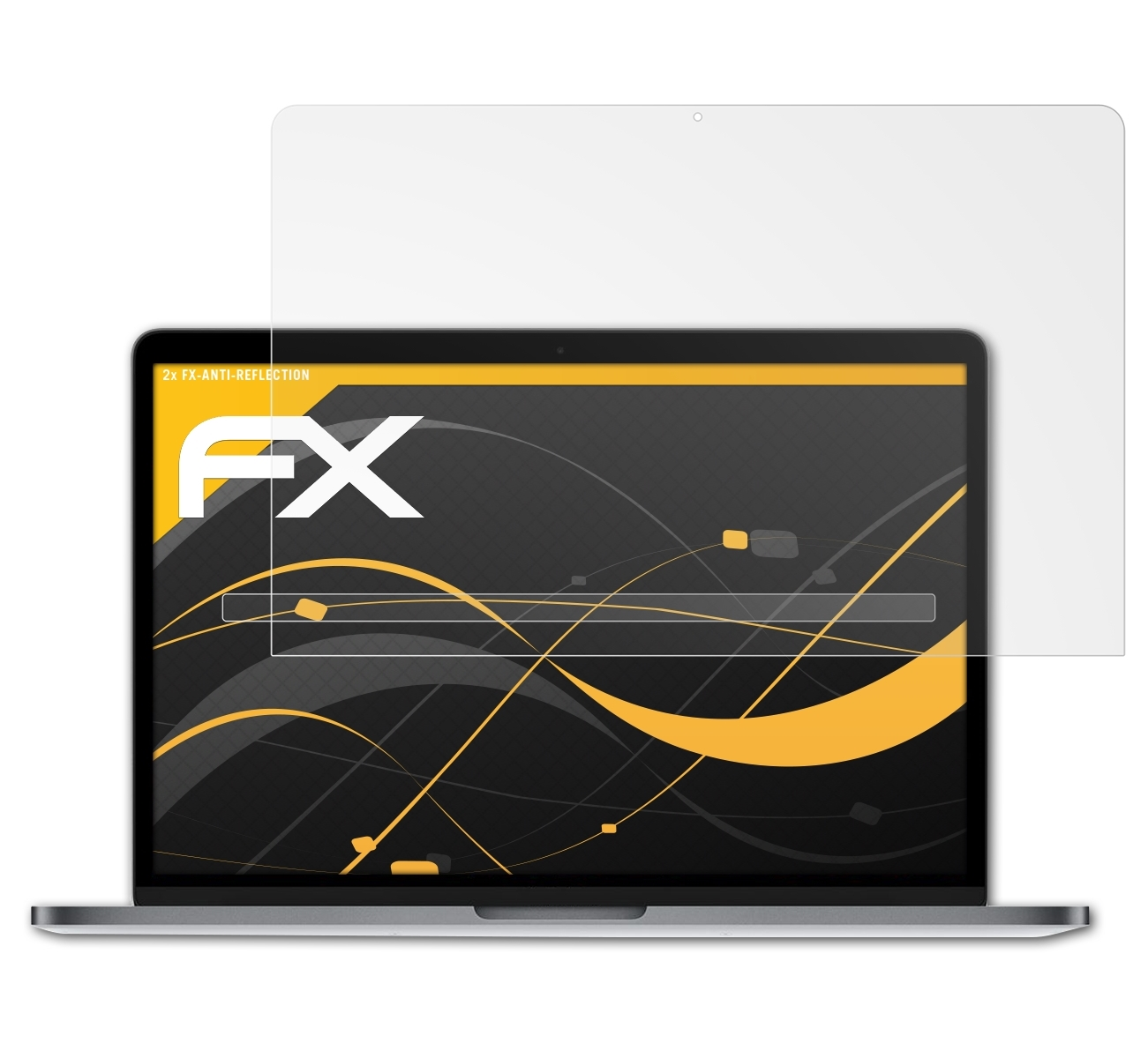 ATFOLIX 2016 2x FX-Antireflex inch Pro Bar)) Touch 15 MacBook Apple Displayschutz(für (incl.