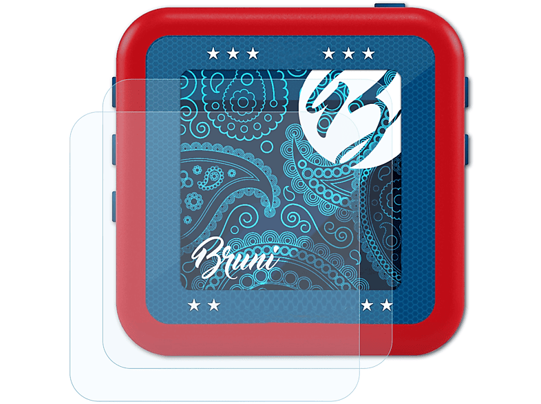 BRUNI 2x Basics-Clear Schutzfolie(für Bushnell Phantom)