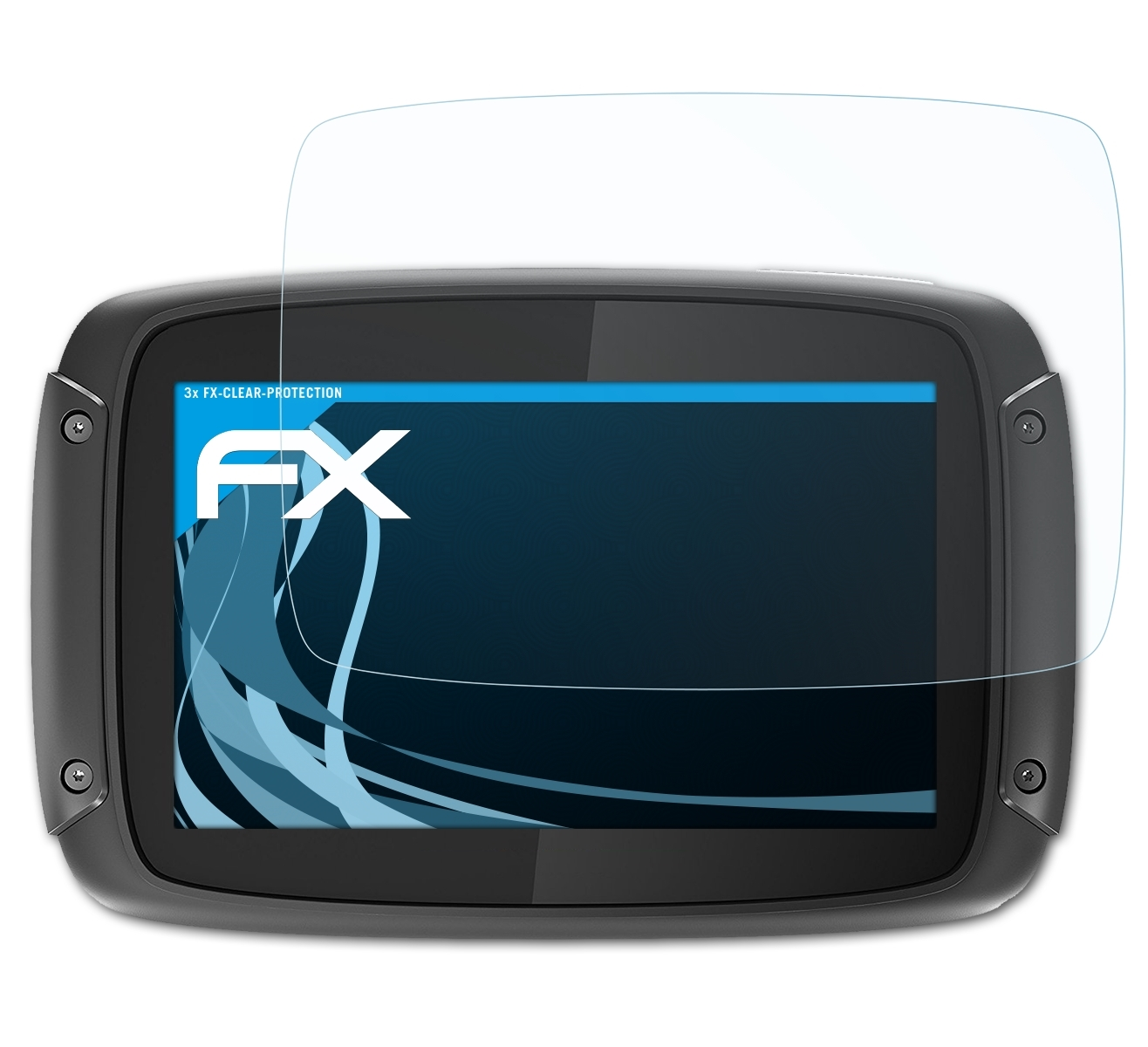 ATFOLIX 3x FX-Clear Rider 420) Displayschutz(für TomTom
