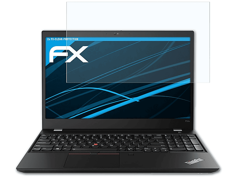 ATFOLIX 2x FX-Clear Displayschutz(für Lenovo ThinkPad P53s)