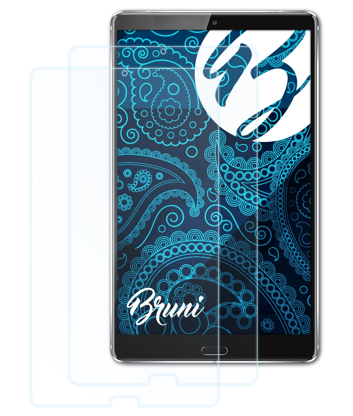 BRUNI 2x Schutzfolie(für Basics-Clear Mediapad M5 8) Huawei