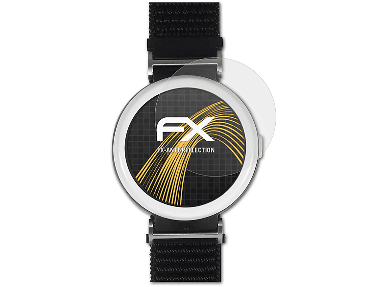 ATFOLIX 3x FX-Antireflex Displayschutz(für Lokato Pingonaut Kidswatch Puma)