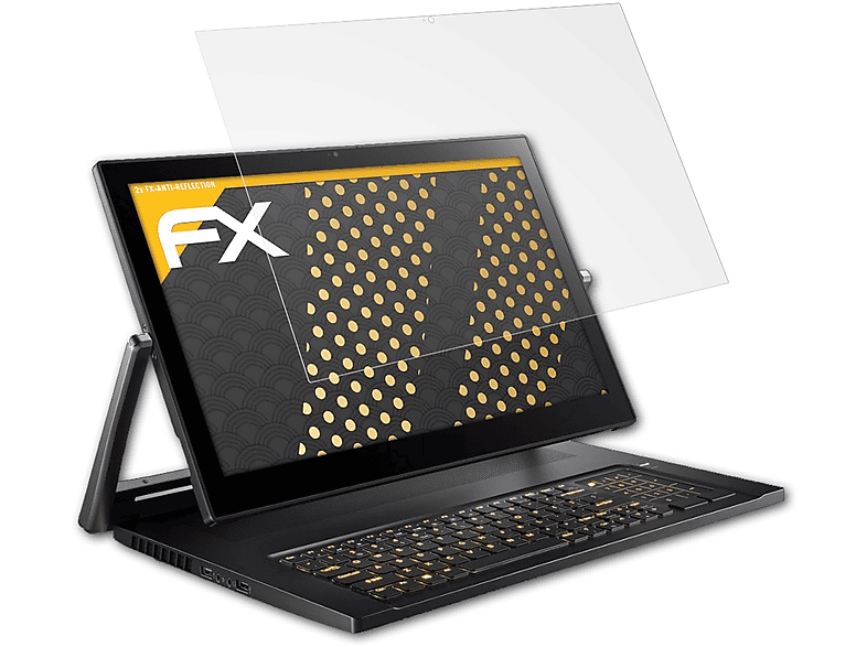 ATFOLIX 2x FX-Antireflex Displayschutz(für Acer ConceptD 9 Pro)
