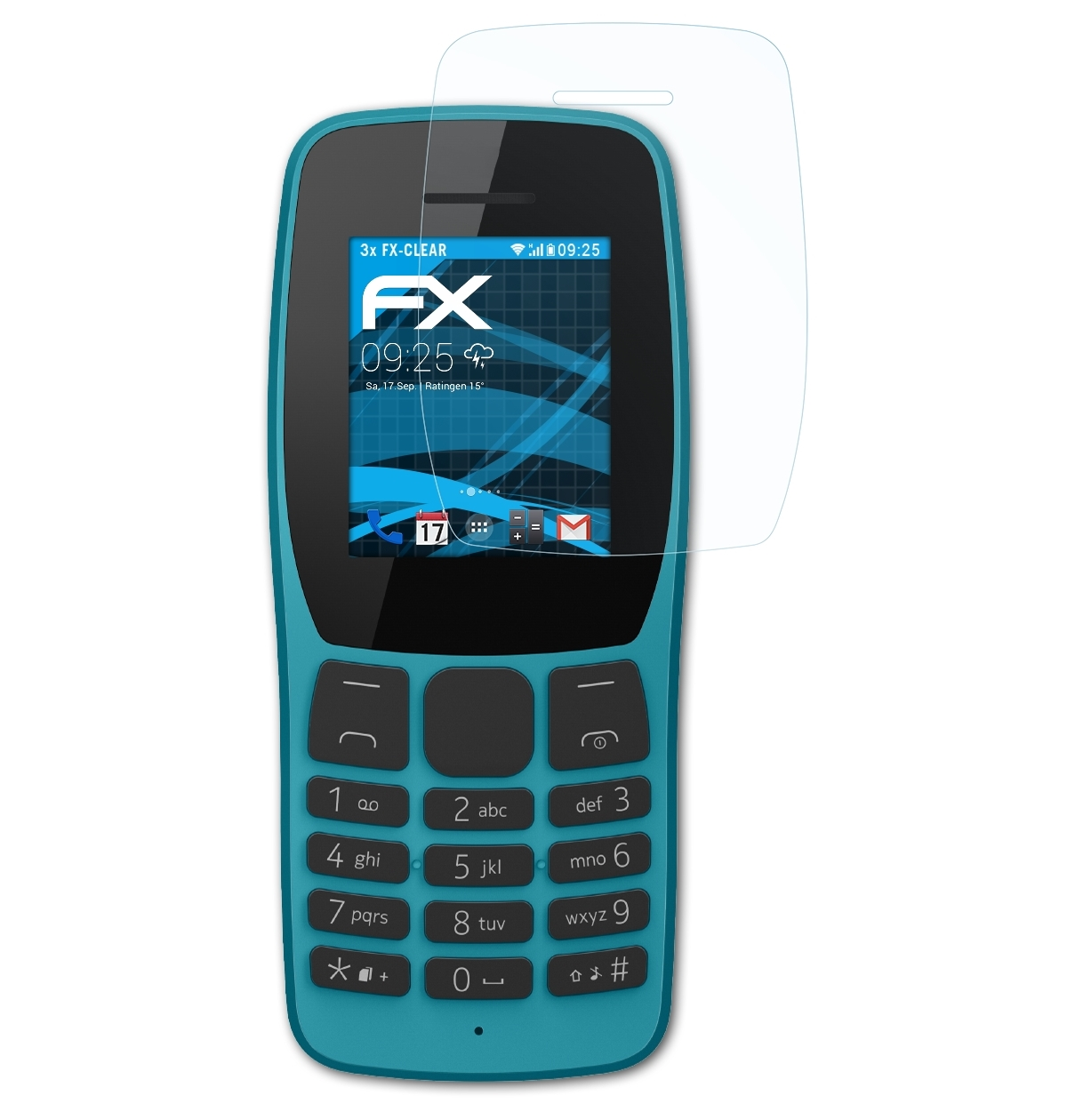 FX-Clear ATFOLIX Displayschutz(für 3x Nokia 110 (2019))