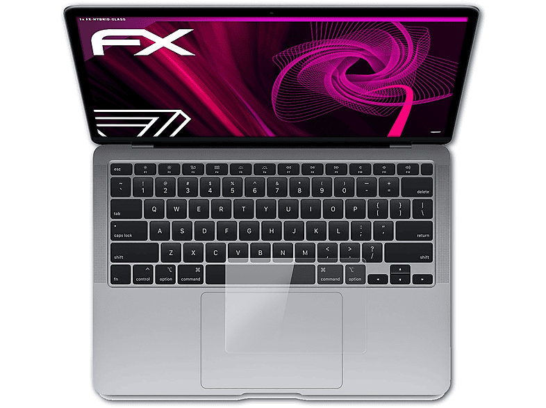 Air (2020)) Trackpad Schutzglas(für Apple FX-Hybrid-Glass ATFOLIX MacBook