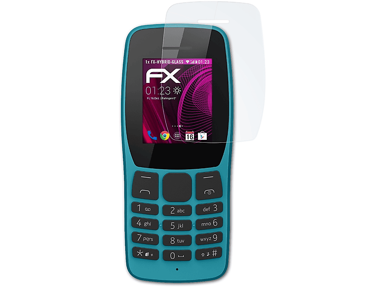 (2019)) Nokia ATFOLIX FX-Hybrid-Glass Schutzglas(für 110