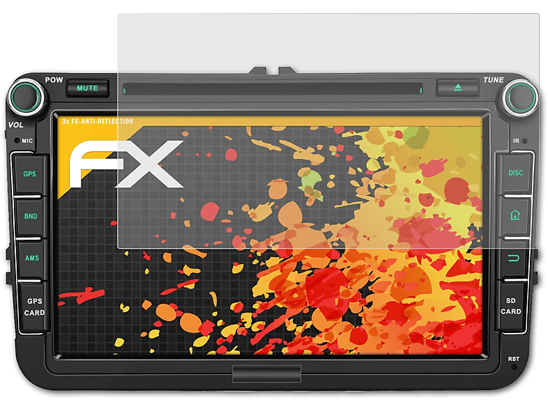 ATFOLIX 3x FX-Antireflex Displayschutz(für Inch) Pumpkin 8 AA0437B