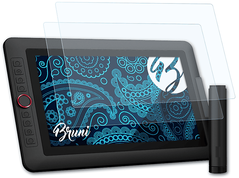 BRUNI 2x Basics-Clear Schutzfolie(für XP-PEN Artist 13.3 Pro)