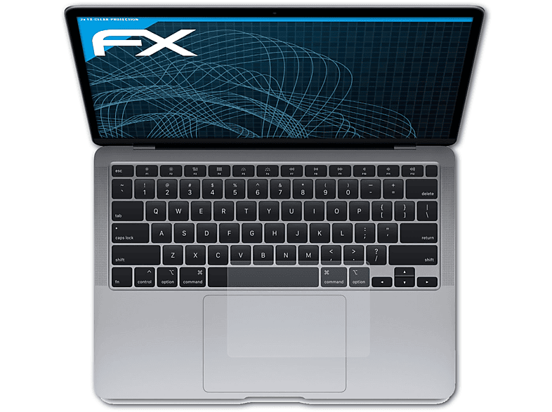 ATFOLIX 2x FX-Clear Displayschutz(für Apple MacBook Air Trackpad (2020))