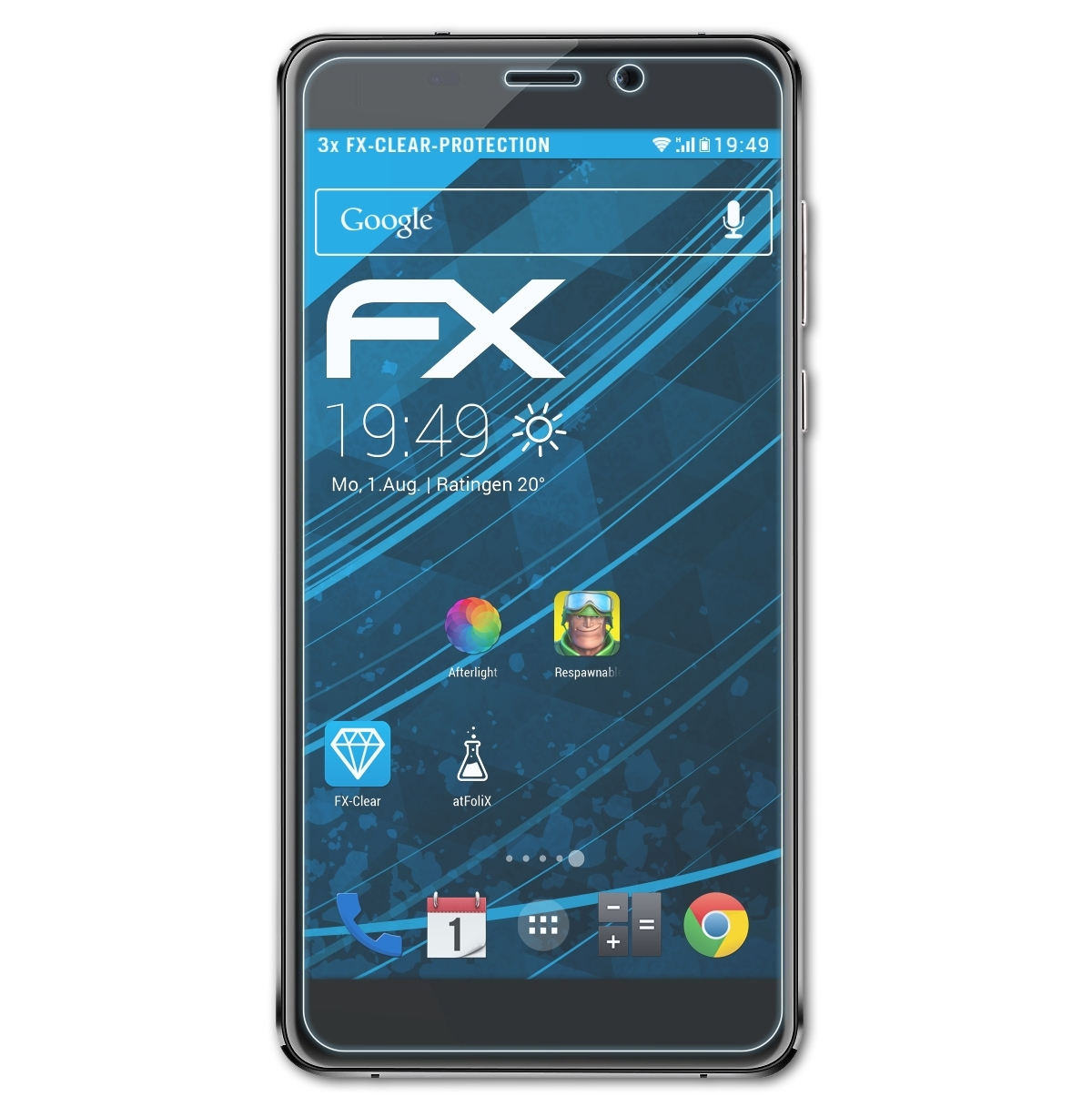 ATFOLIX 3x Pro) C1 FX-Clear Displayschutz(für Doopro