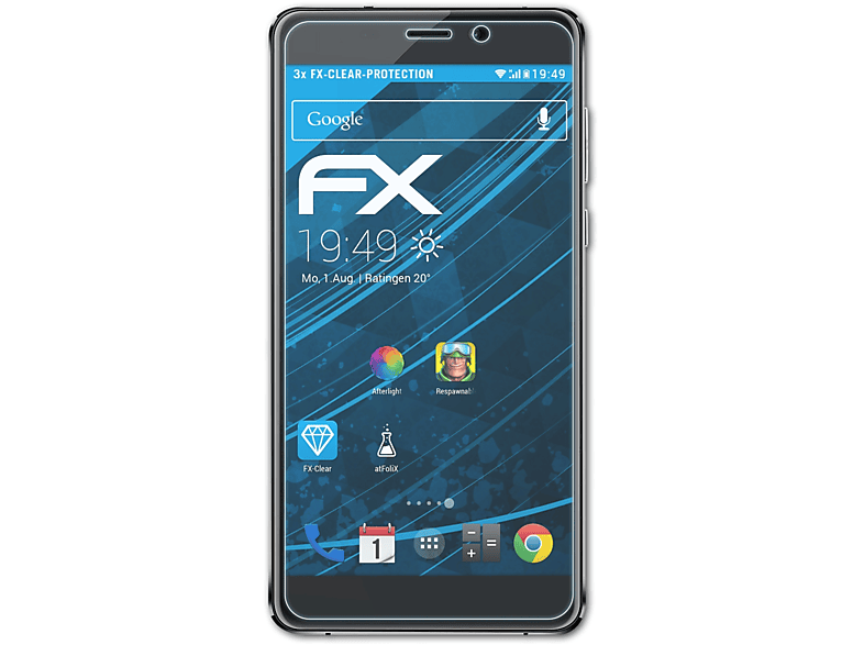 FX-Clear C1 Pro) 3x ATFOLIX Doopro Displayschutz(für