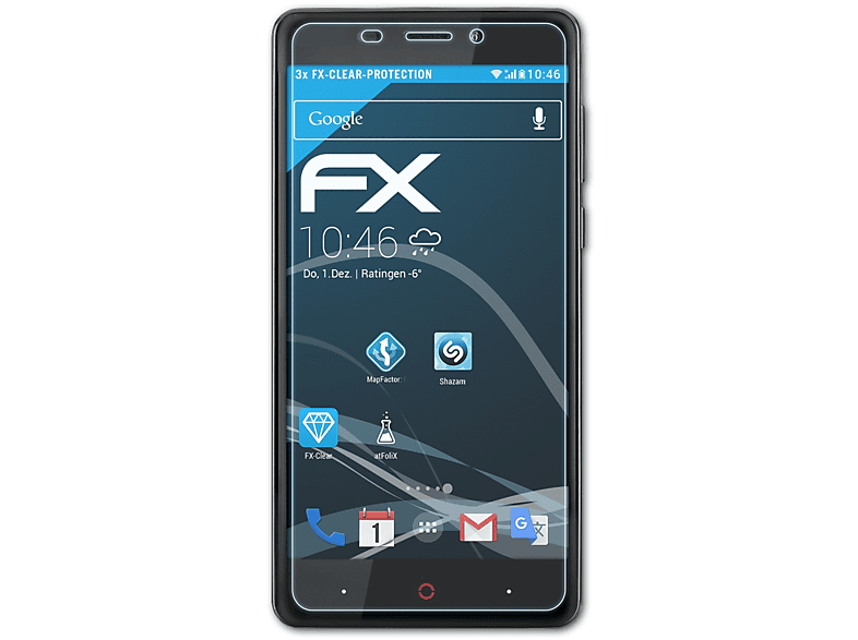 Doopro Pro) Displayschutz(für P1 ATFOLIX 3x FX-Clear