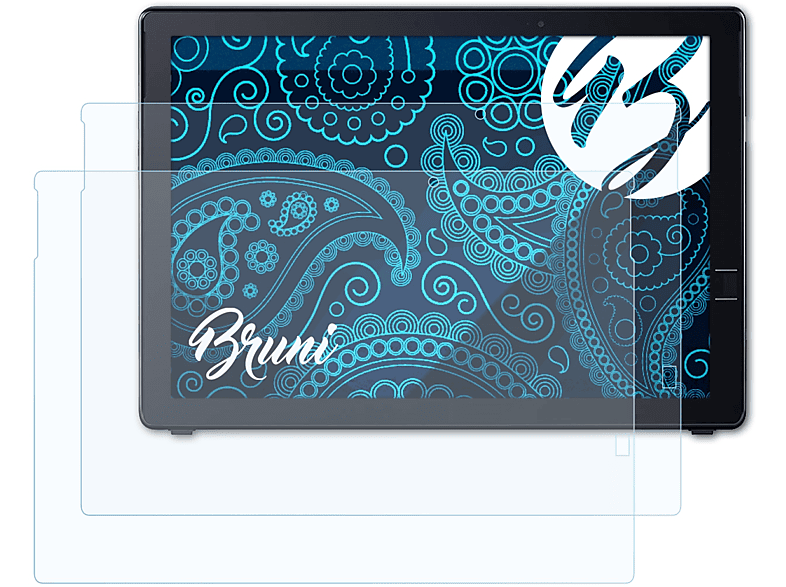 BRUNI 2x Basics-Clear Schutzfolie(für Acer Switch 7)