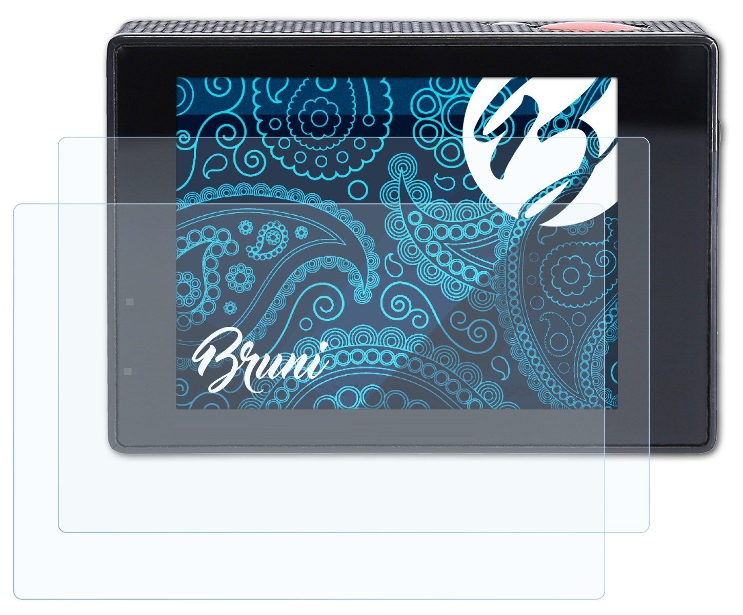 BRUNI Actioncam Rollei Basics-Clear 2x 525) Schutzfolie(für