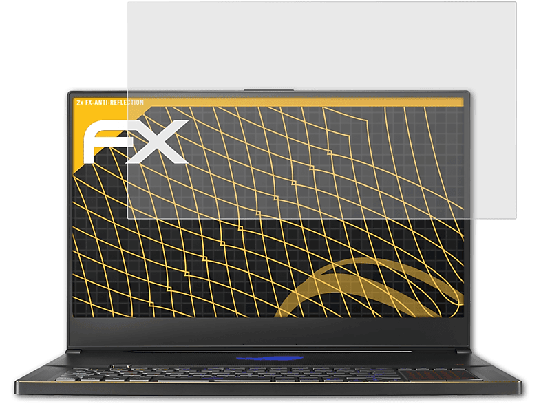 ATFOLIX 2x Asus (GX701LXS)) Displayschutz(für FX-Antireflex S17 Zephyrus