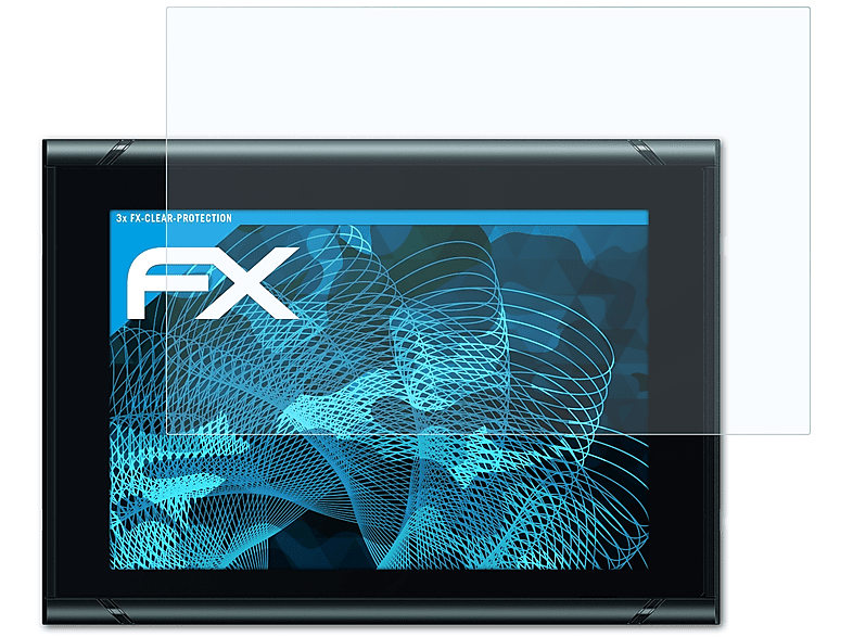 ATFOLIX 3x FX-Clear Displayschutz(für Simrad GO12 XSE) | Navi-Taschen & -Schutzfolien