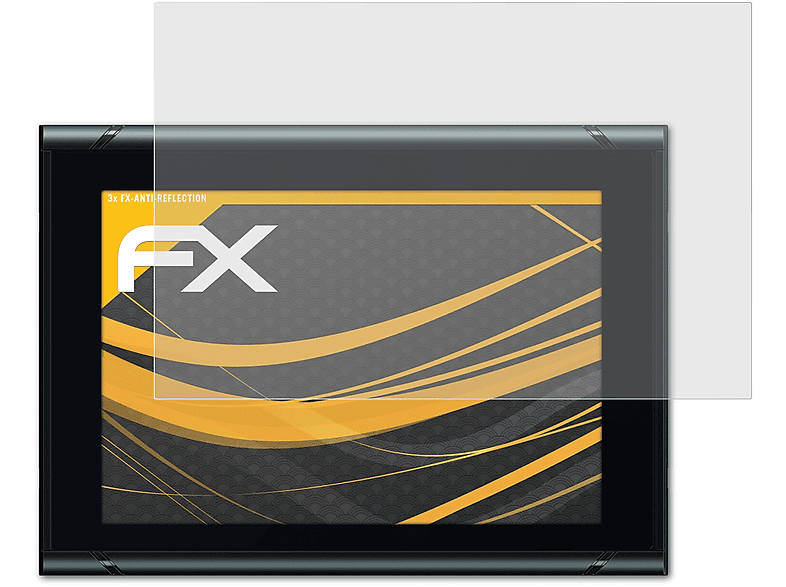 ATFOLIX 3x Simrad GO12 XSE) FX-Antireflex Displayschutz(für