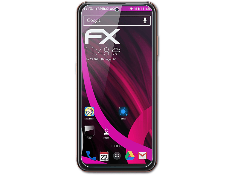 ATFOLIX FX-Hybrid-Glass Schutzglas(für Nokia X20)