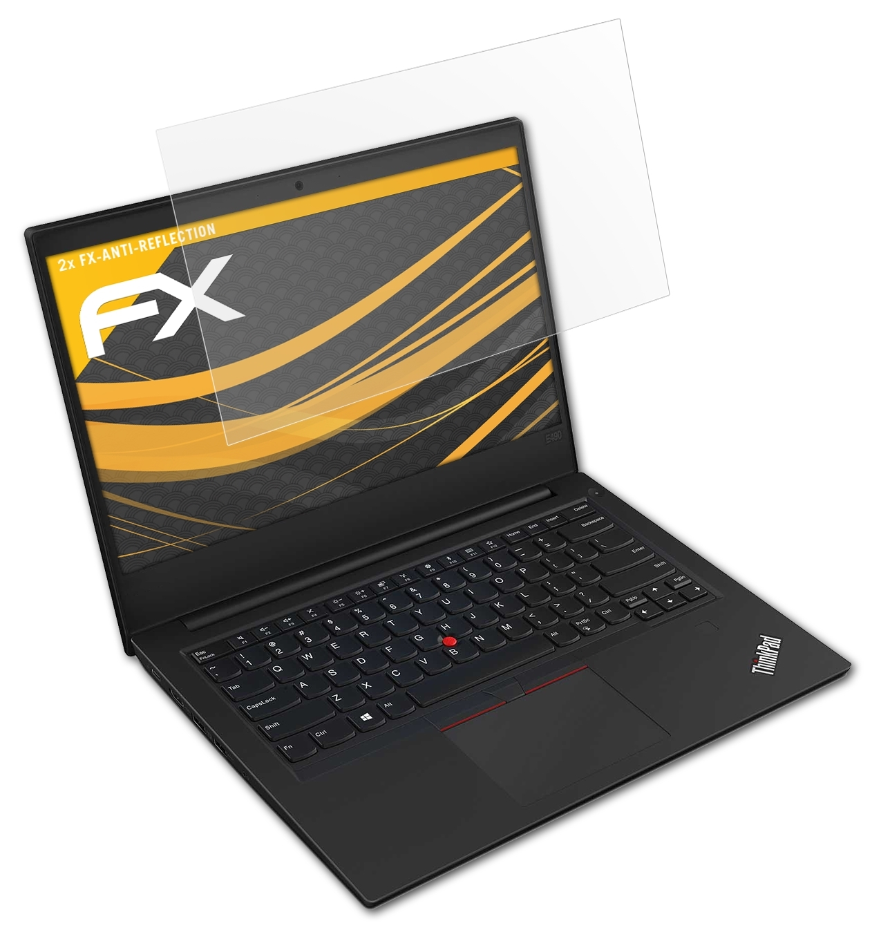 Displayschutz(für Lenovo ATFOLIX FX-Antireflex E490) 2x ThinkPad